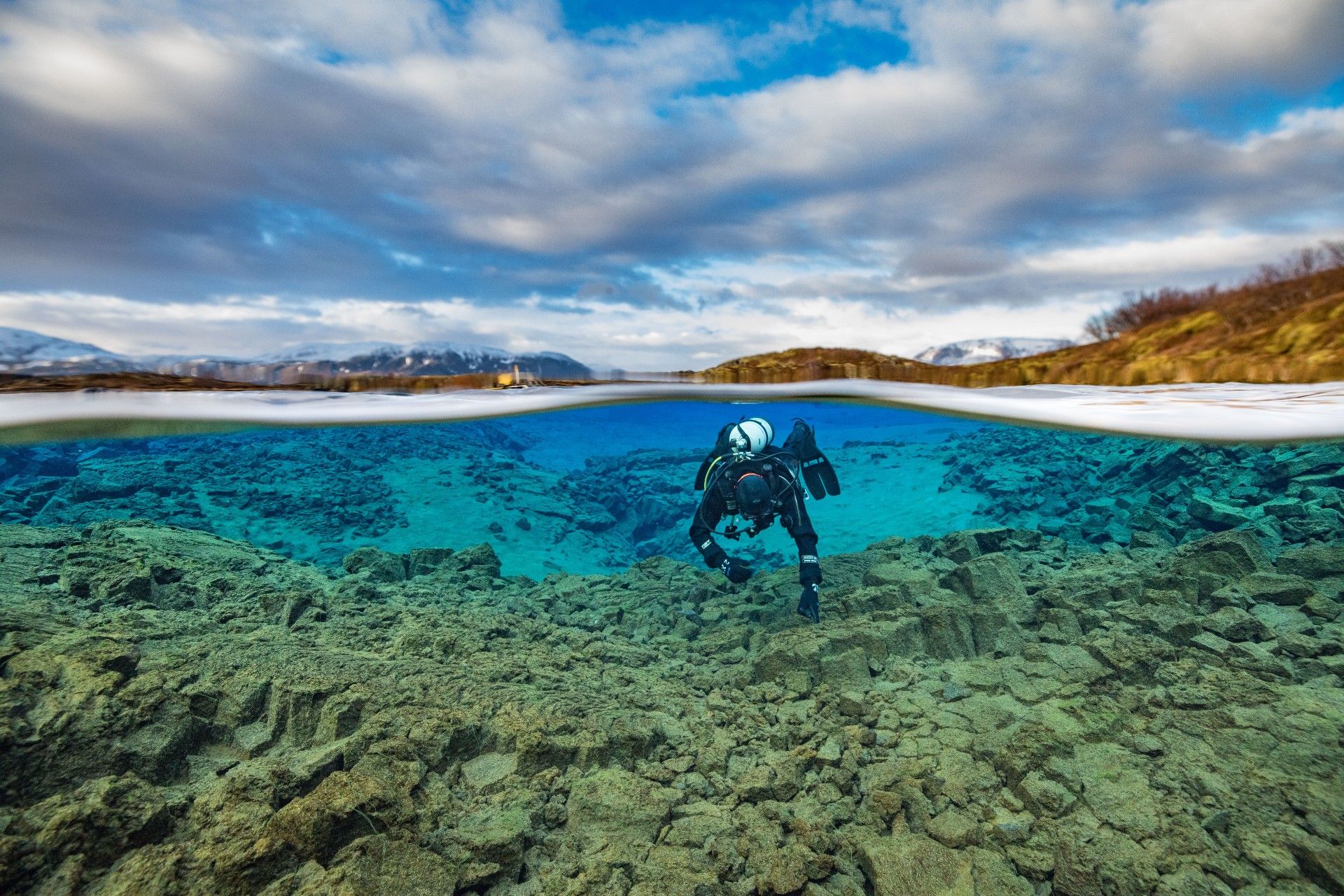 Padi Dry Suit Course And Silfra Diving Tour In 2 Days Diveis Iceland 
