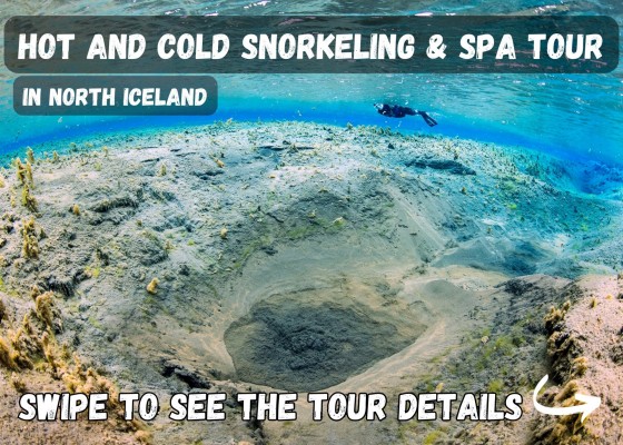 Dive.is Bubbling sands snorkeling tour North Iceland tour details