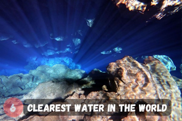 Silfra is considered to be one of the clearest bodies of water in the world.