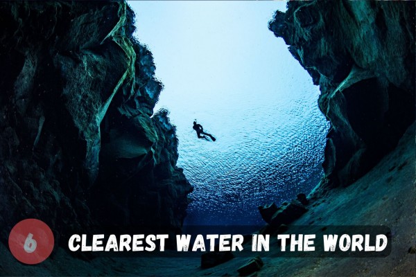 Silfra is considered to be one of the clearest bodies of water in the world.