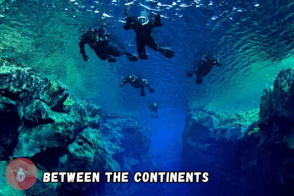 Snorkel between the continents.