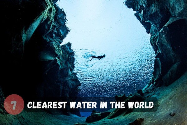 Silfra is considered to be one of the clearest bodies of water in the world.